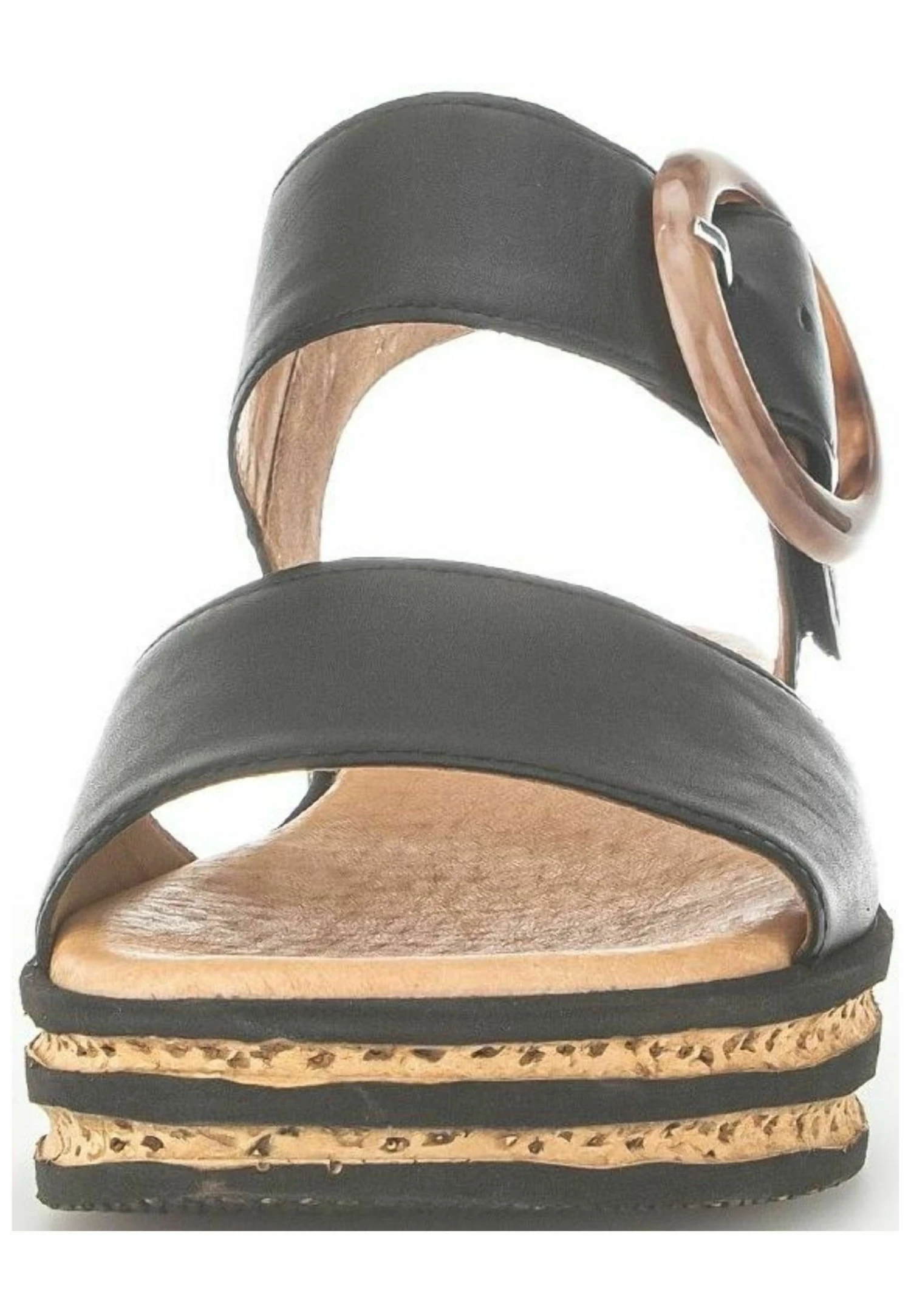 Gabor Sandali Con Zeppa - Schwarz 6 Gabor Sandali Con Zeppa - Schwarz - immagine 6