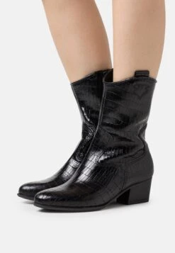 Gabor Comfort Stivali Texani / BikerBlack Donna Stivali GAJ11N08K-Q11