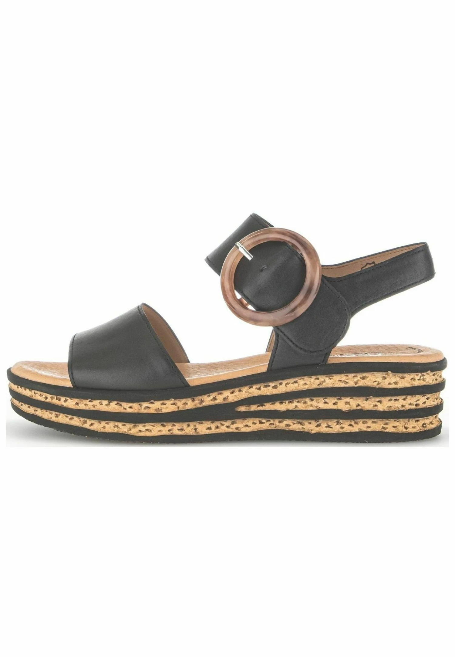 Gabor Sandali Con Zeppa - Schwarz 1 Gabor Sandali Con Zeppa - Schwarz