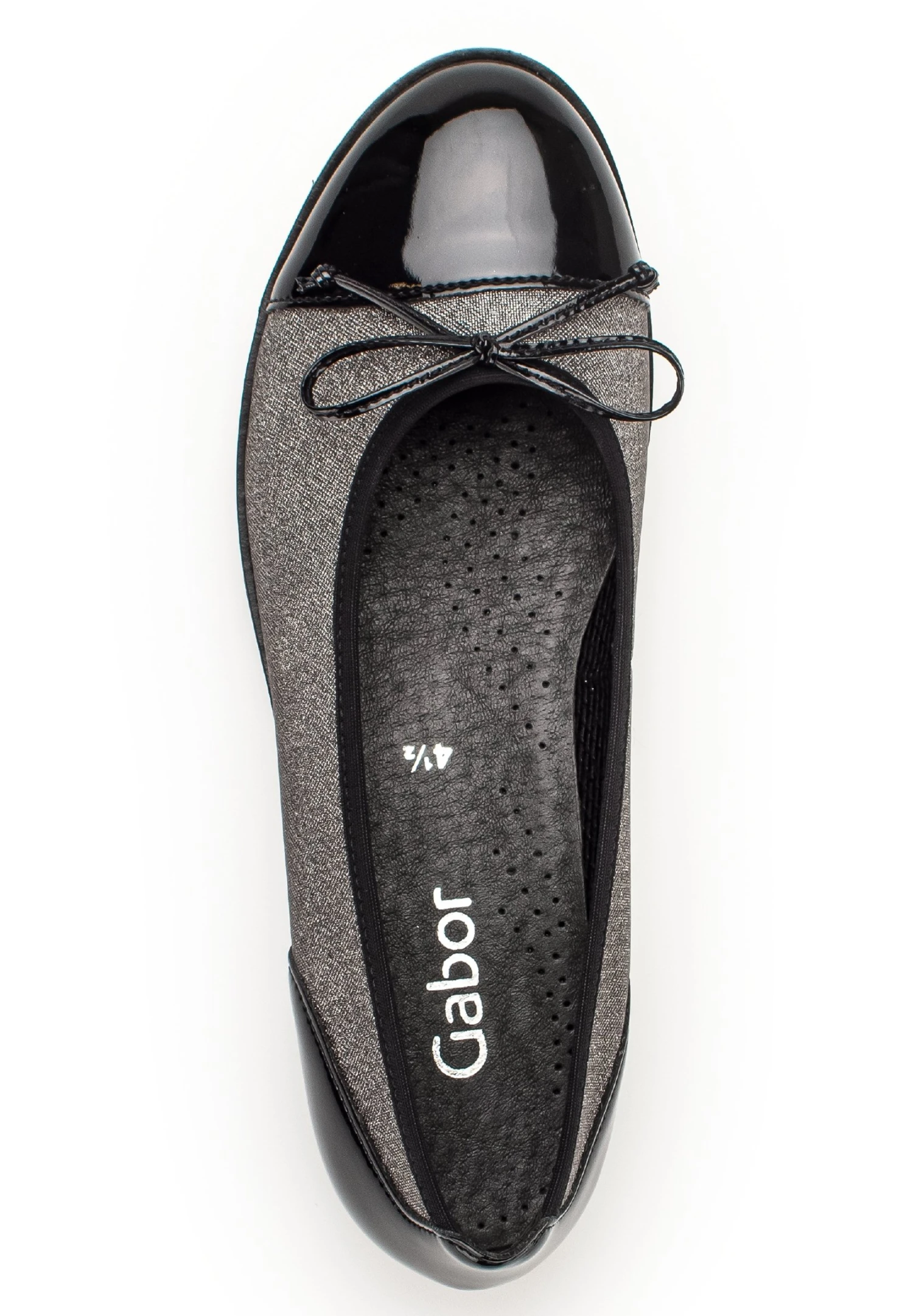 Gabor BallerineArgento/Schwarz Donna Ballerine GA111A4Y3-D11 2 Gabor BallerineArgento/Schwarz Donna Ballerine GA111A4Y3-D11 - immagine 2